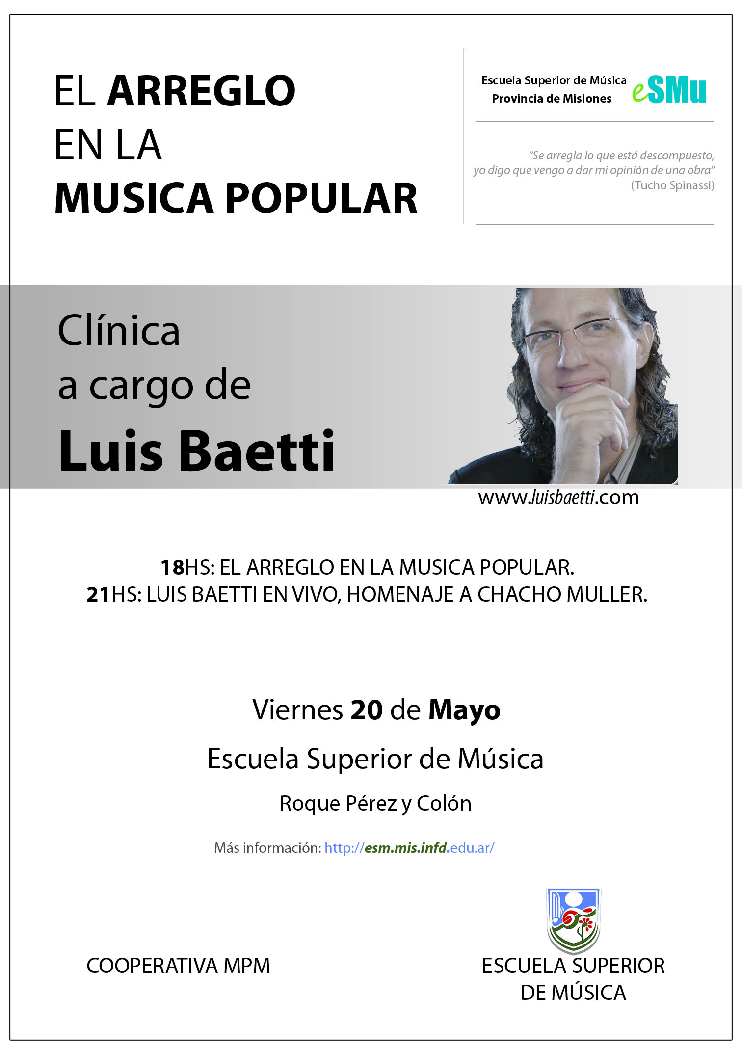 Afiche Luis Baetti